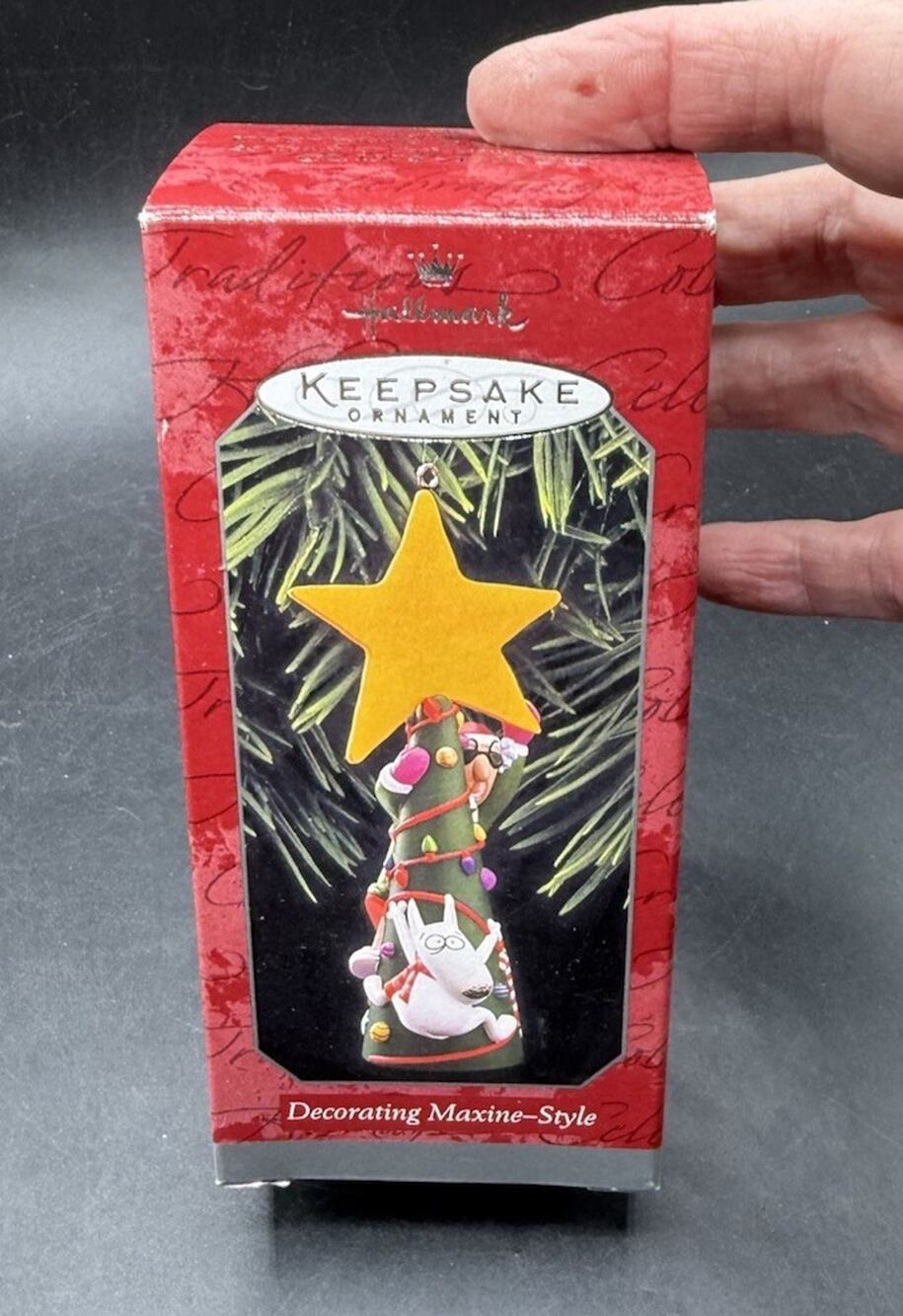 Hallmark Keepsake Ornament Decorating Maxine-Style 1998 Maxine & Floyd -31D